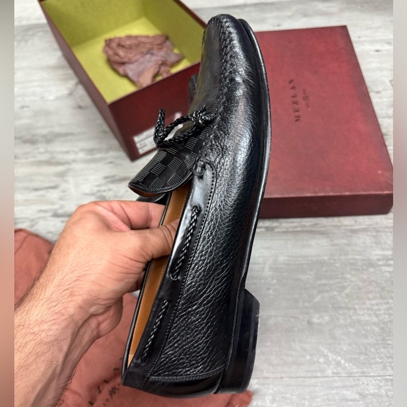 Mezlan Black Loafers for Men